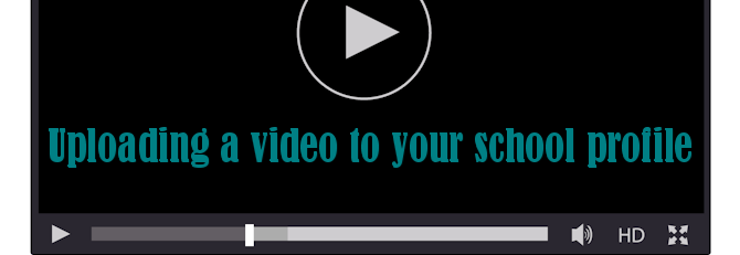 Uploading a Video to your School Profile