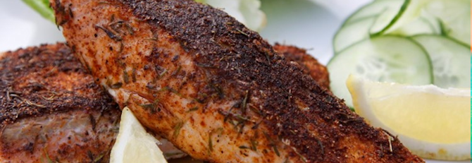 Blackened Organic Salmon Steaks