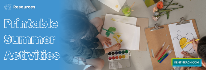 Fun-Filled Summer Starts Here: Printable Activities for Kids at Home