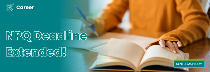 NPQ Deadline Extended - Apply by 16th November!